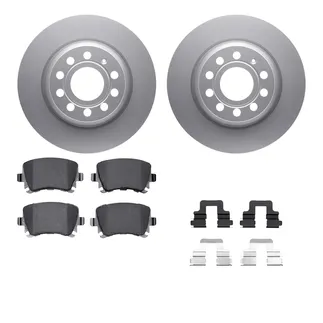 R1 Concepts WDUH1-74153 Carbon Series Brake Rotors W/ 5000 Oep Brake Pads & Hdw